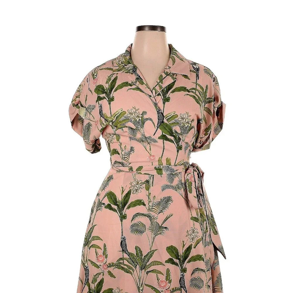 eShakti Wrap Dress